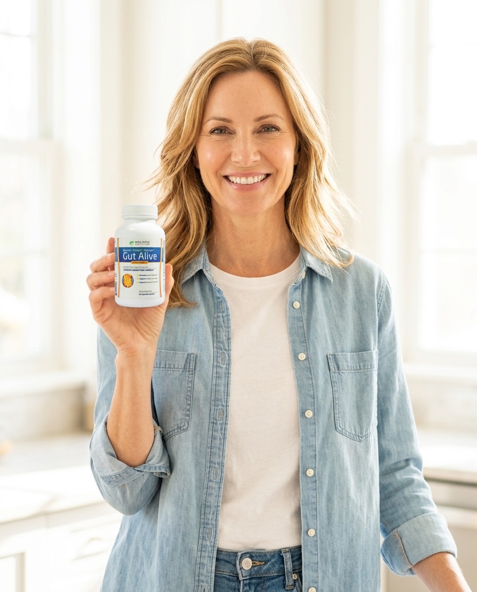 Customer with Gut Alive